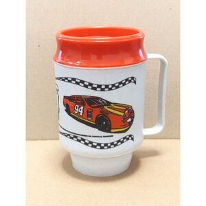 Vtg 1995 Bill Elliott Insulated Automobile Mug by Alabaster 16 oz. Thermo Cup